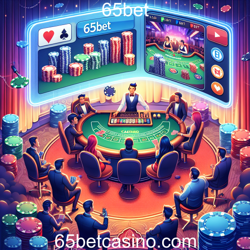 Experimente a Emoção do Cassino Ao Vivo no 65bet